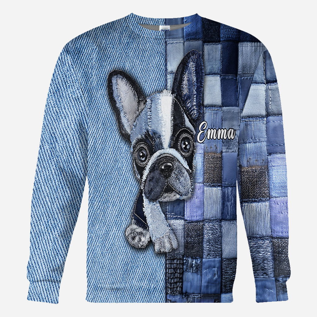 T-shirt personnalisé « Love Dog » avec un chien