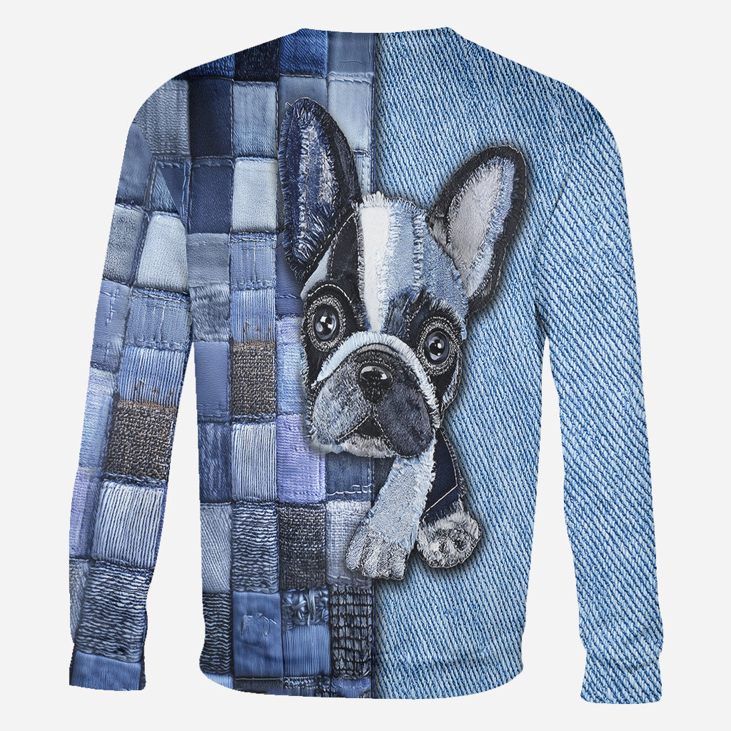 T-shirt personnalisé « Love Dog » avec un chien