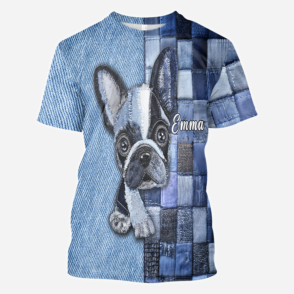 T-shirt personnalisé « Love Dog » avec un chien