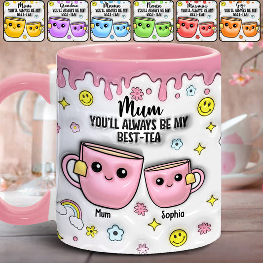 Maman, tu seras toujours ma meilleure amie - Mug personnalisé « Maman, tu seras toujours ma meilleure »
