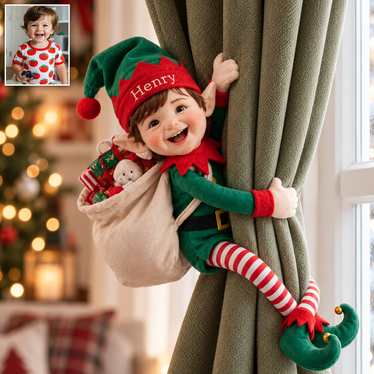 Little ELF - Personalized Kid Posable Plush Doll