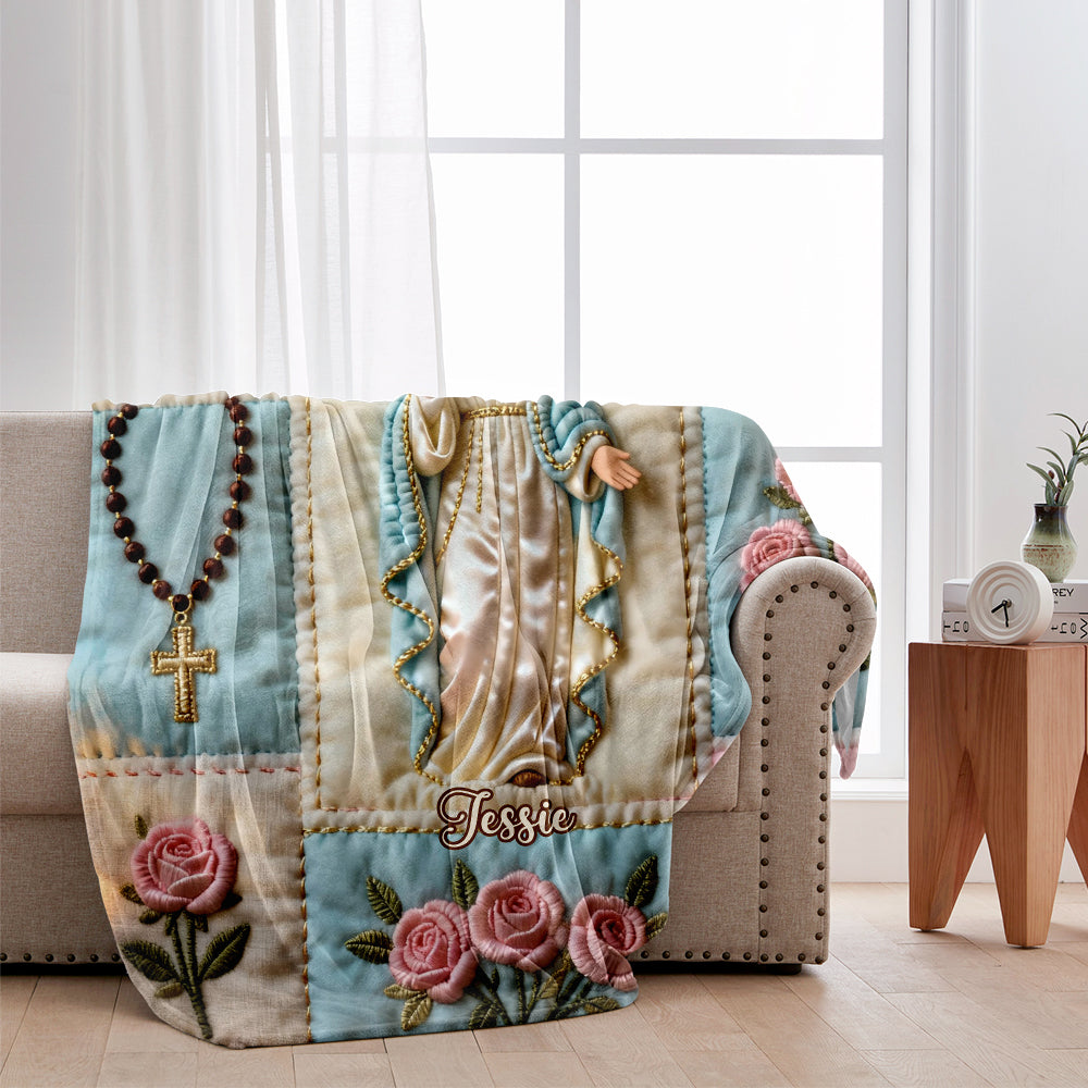 Notre-Dame - Couverture chrétienne personnalisée