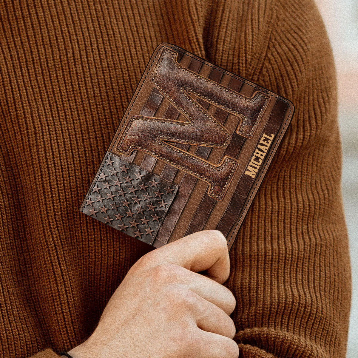 Alphabet Leather - Personalized Leather Wallet