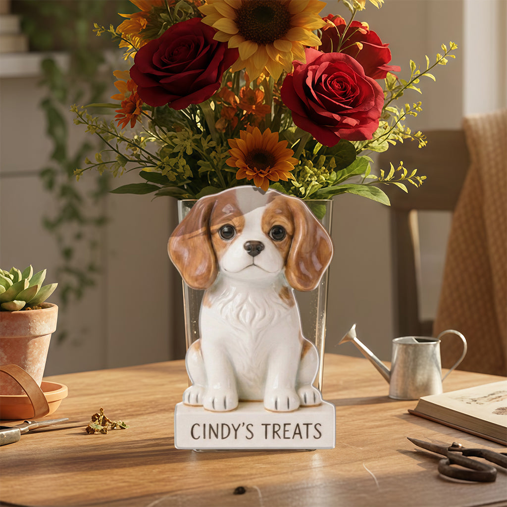 Friandises pour animaux personnalisées - Pot en acrylique pour chien