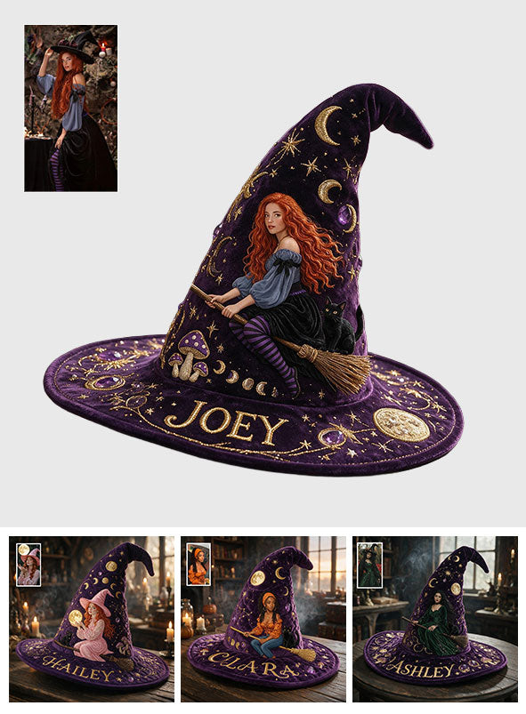 A Little Witchy - Personalized Witch Quilt Witch Hat