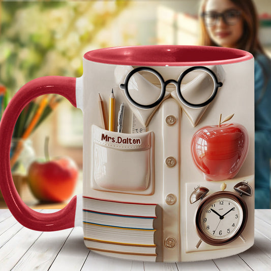 Les enseignants passionnés transmettent aux enfants le goût d'apprendre - Mug personnalisé pour enseignants