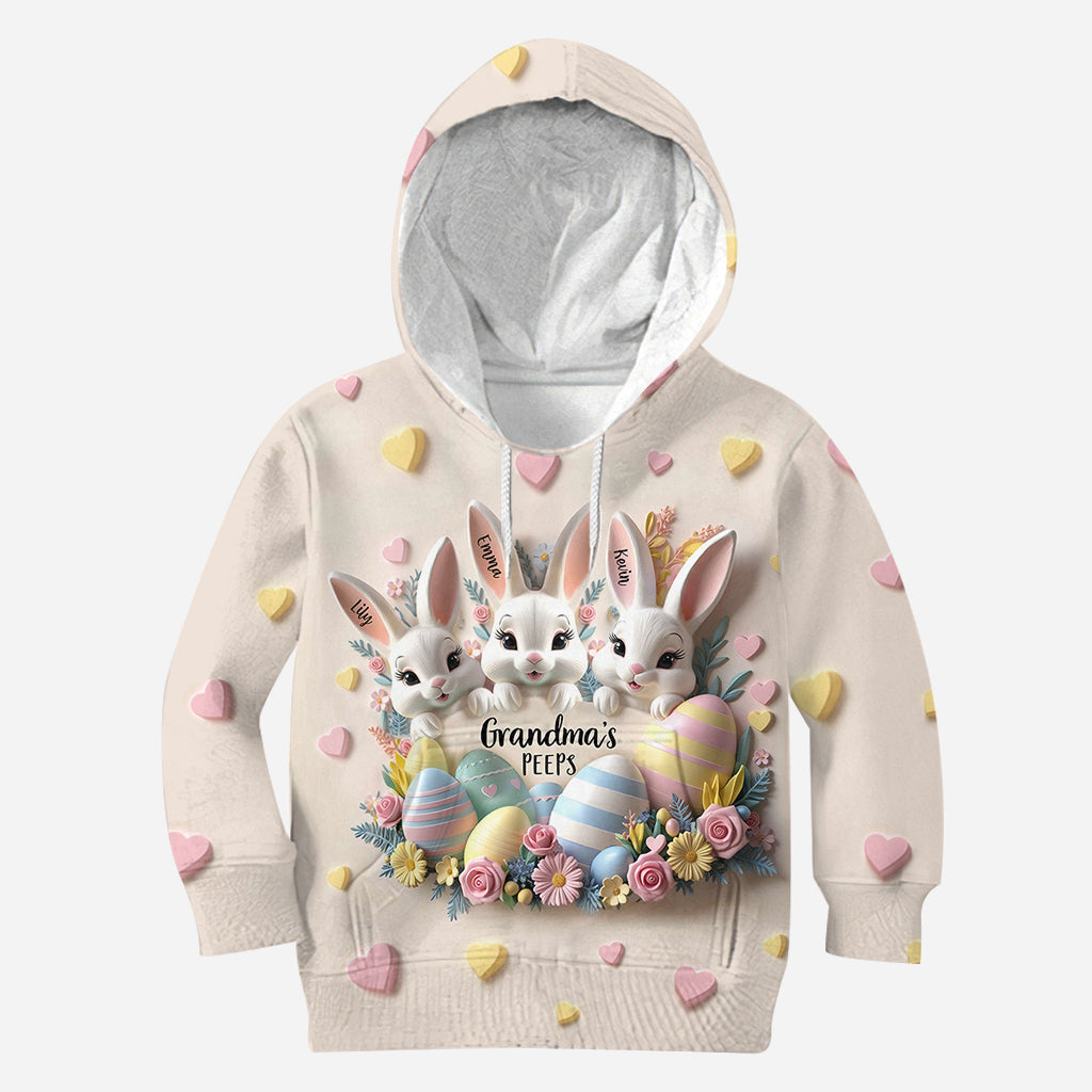 Grandma's Peeps - Personalized Grandma All Over Shirt