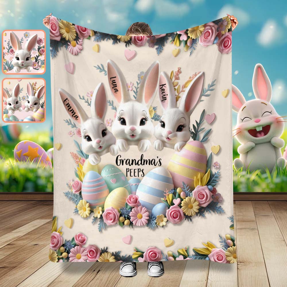 Couverture personnalisée pour grand-mère - Les amis de grand-mère