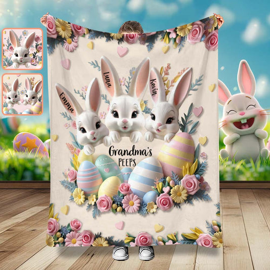 Couverture personnalisée pour grand-mère - Les amis de grand-mère