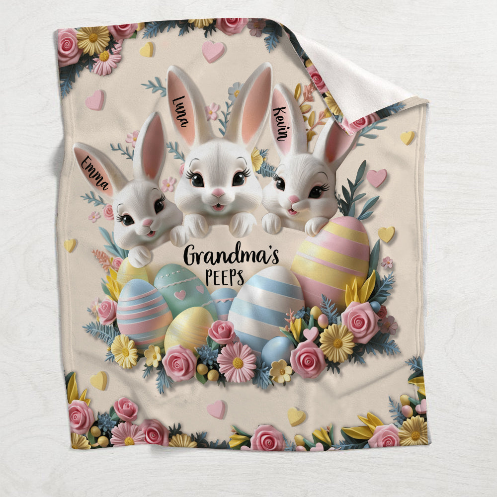 Couverture personnalisée pour grand-mère - Les amis de grand-mère