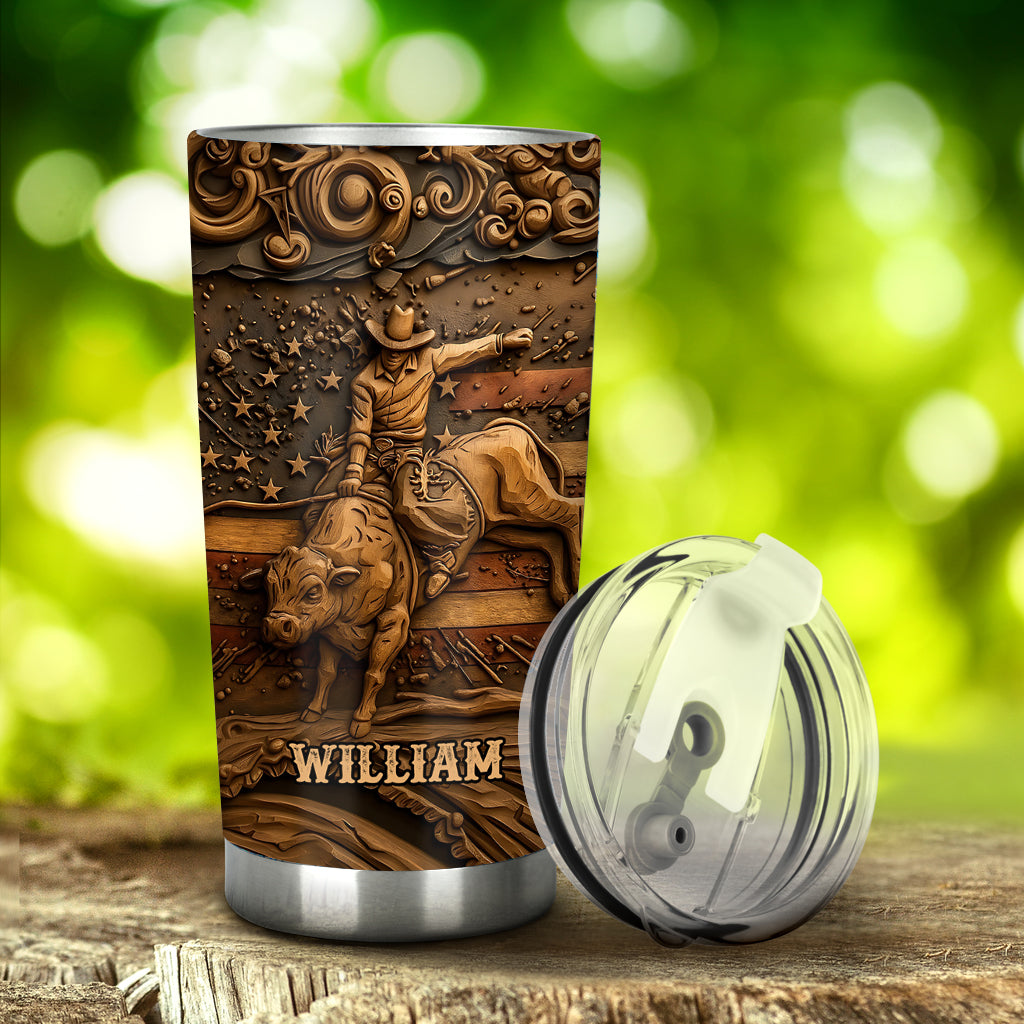 Homme fort et fier - Gobelet personnalisé pour rodéo