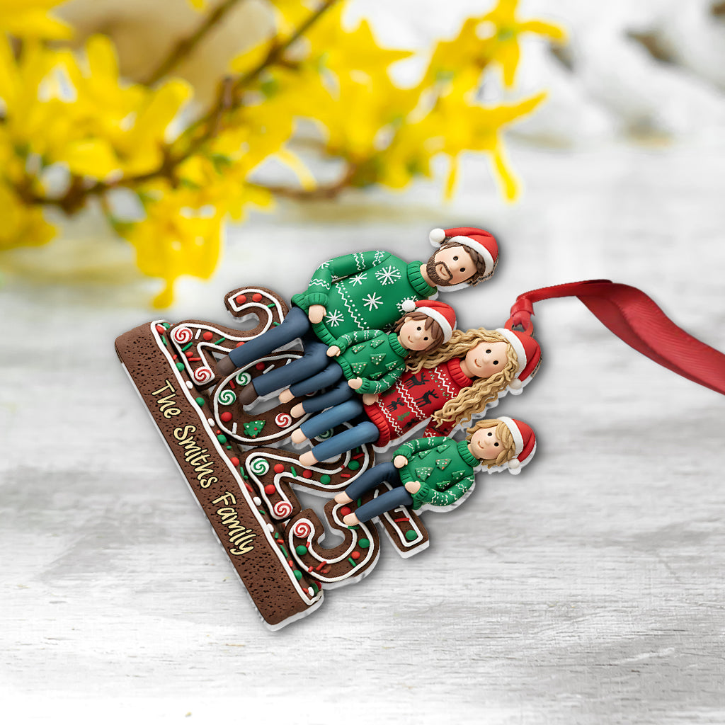 Merry Christmas To Family - Personalized Family Ornament