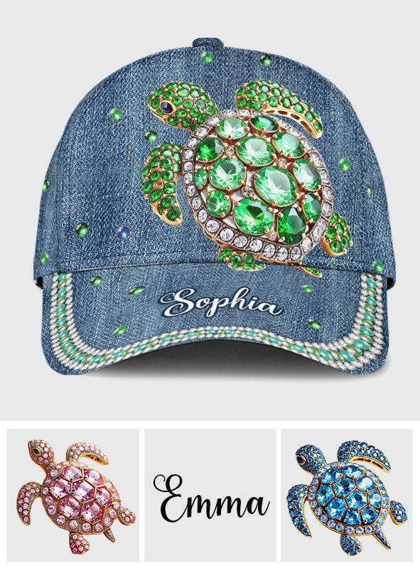 Adorable Turtle - Personalized Sea Lover Classic Cap