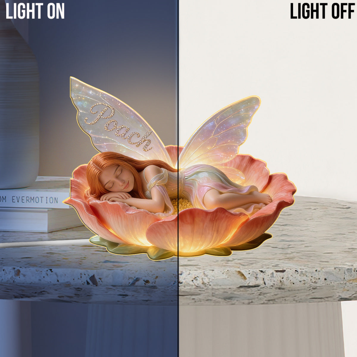 Birthmonth Flower Gift - Personalized Birth Month Flower Acrylic LED Night Light