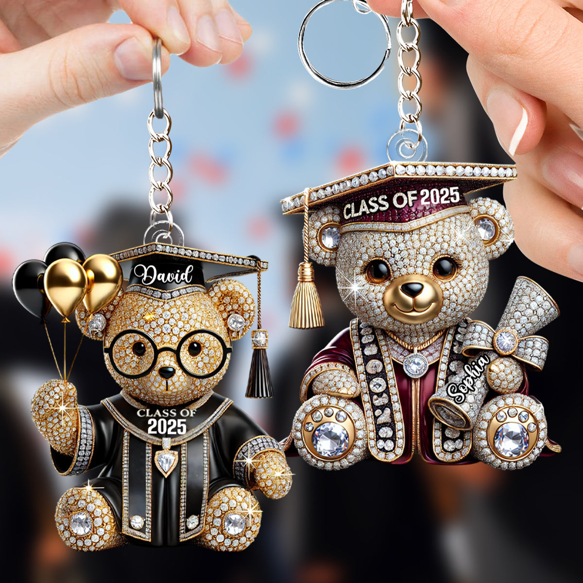 Graduation Gift - Personalized Graduation Keychain