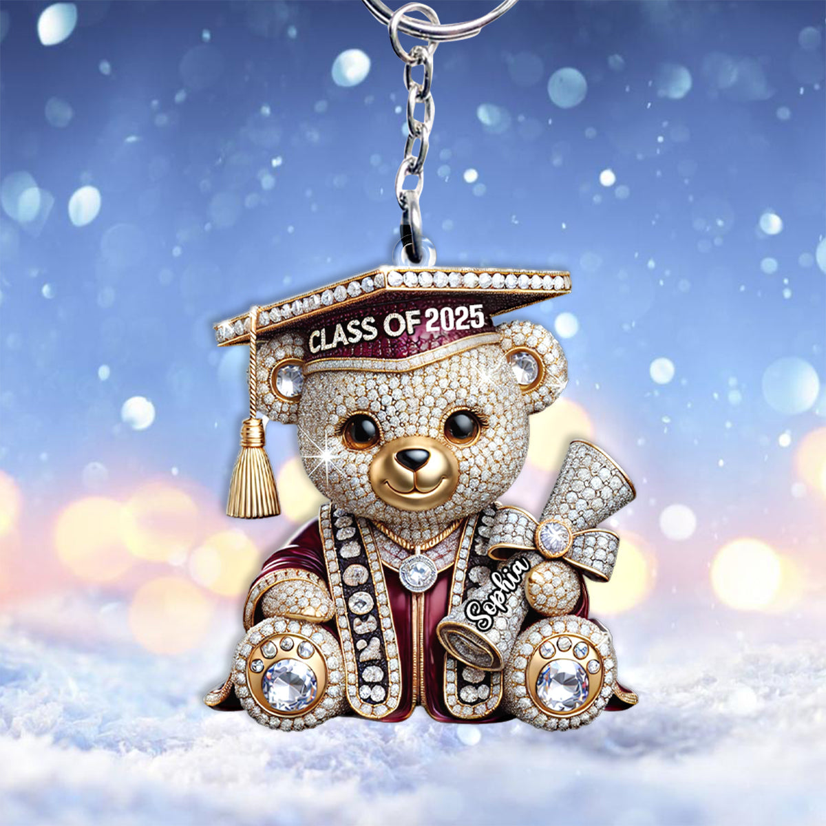 Graduation Gift - Personalized Graduation Keychain