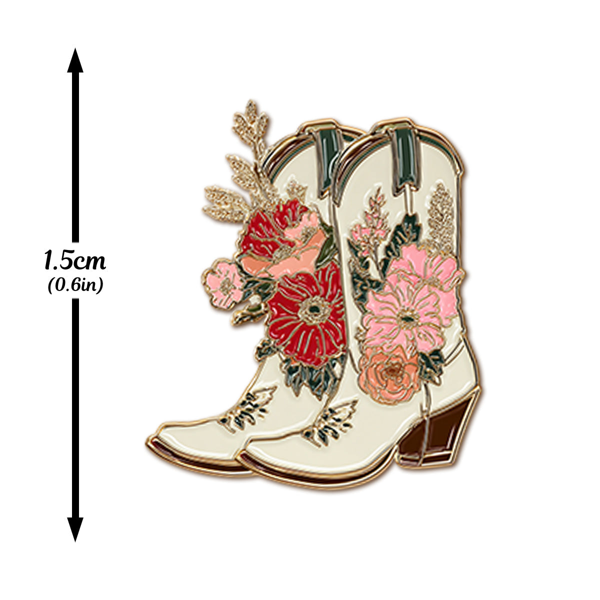 Boucles d'oreilles cowgirl chic à motif floral - Boucles d'oreilles personnalisées style cowgirl