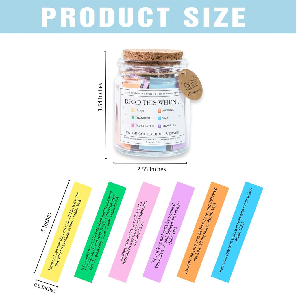 Bocal à versets bibliques - Cadeaux chrétiens pour la fête des mères