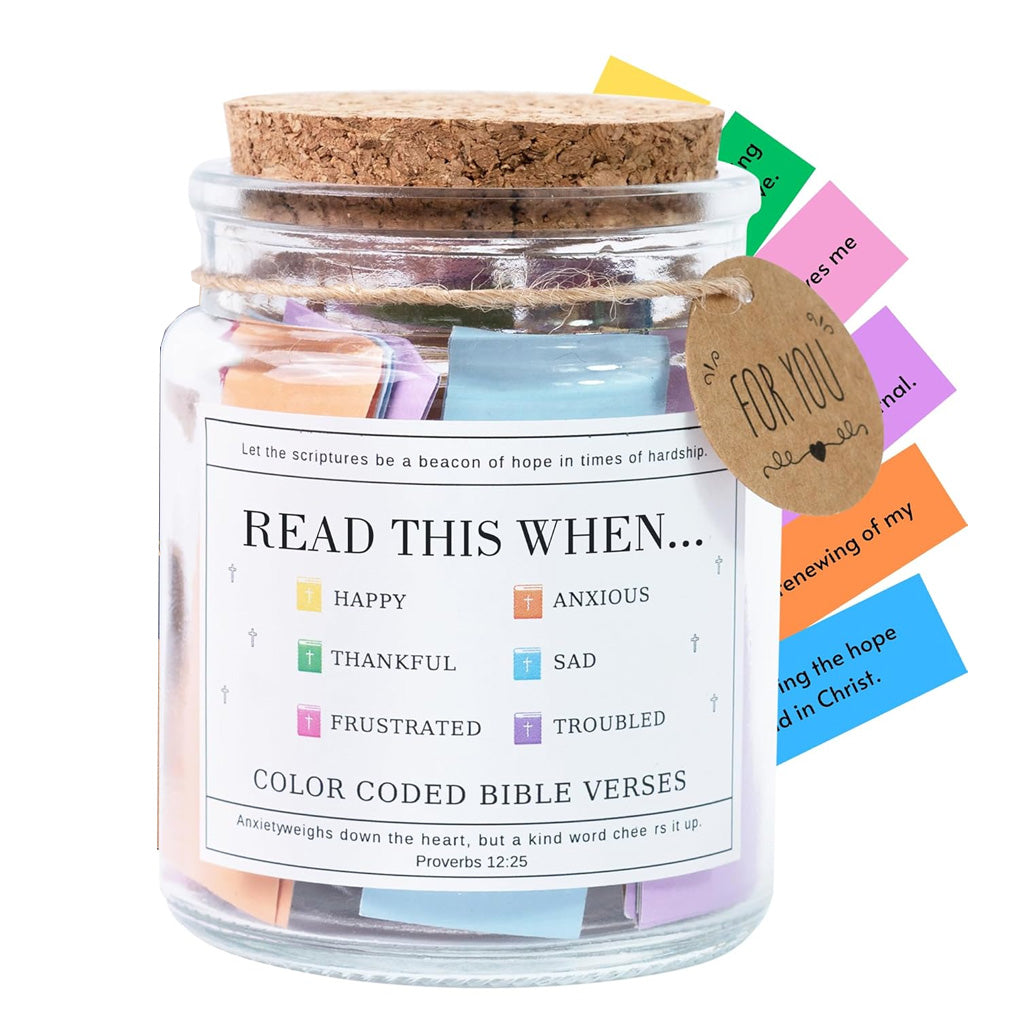 Bocal à versets bibliques - Cadeaux chrétiens pour la fête des mères