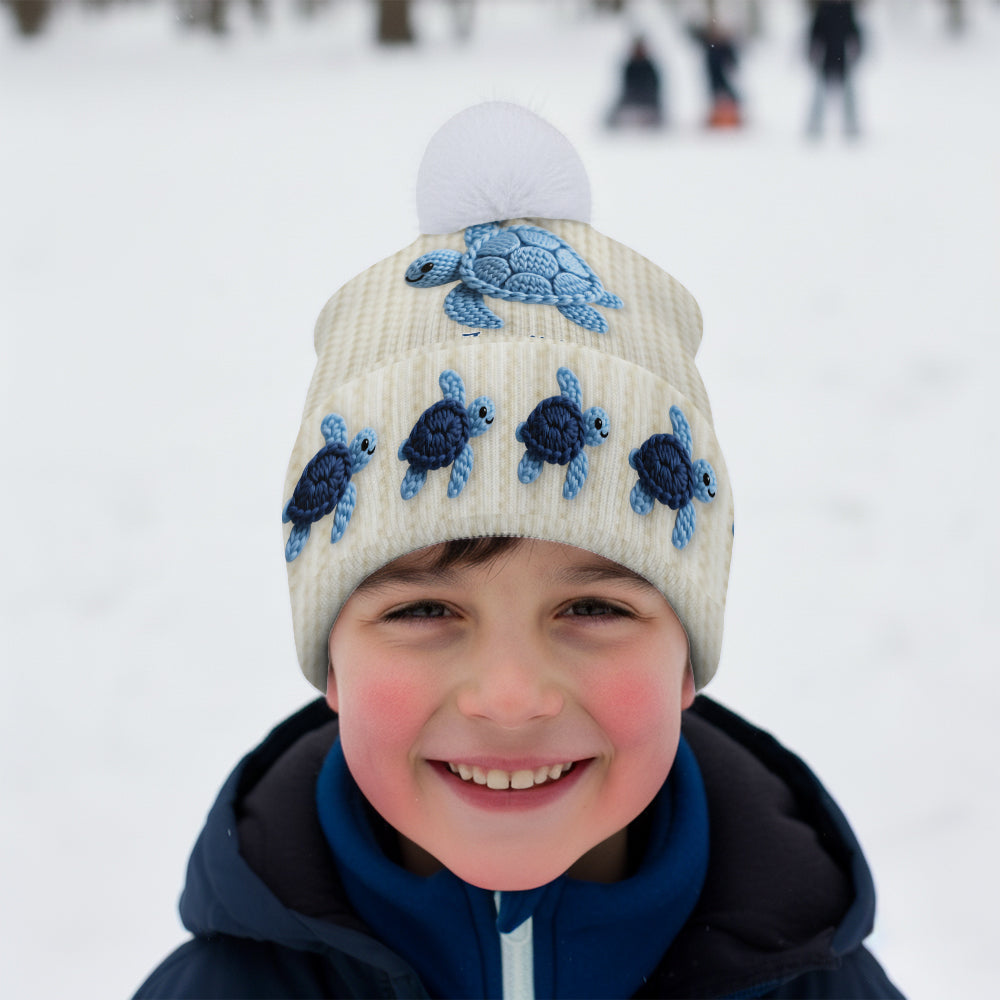 Love Turtle - Personalized Turtle Beanie Hat