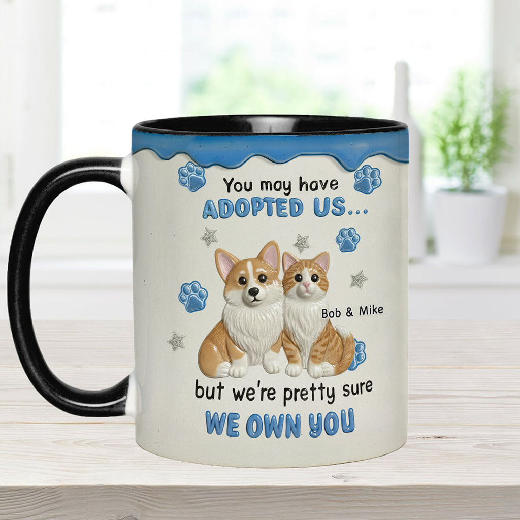 I'm Sure I Own You - Personalized Dog Accent Mug