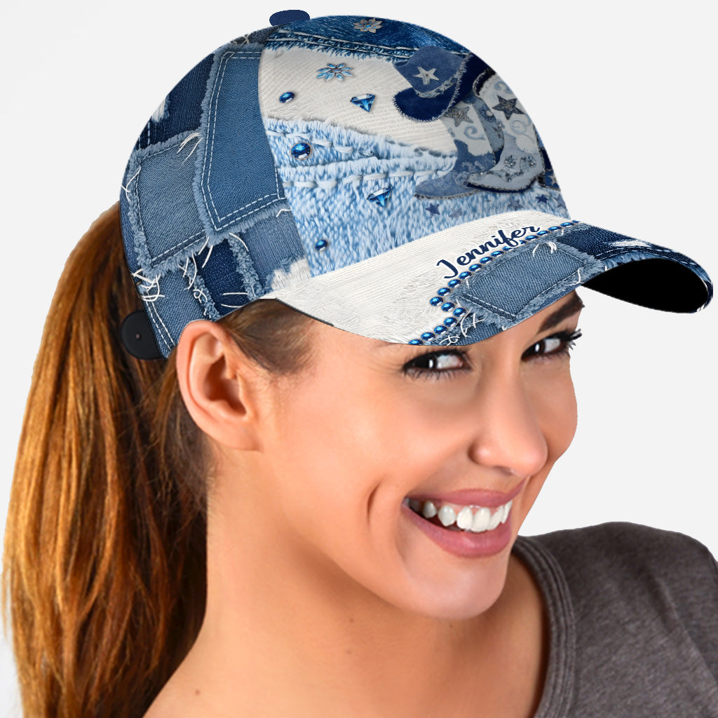 Bottes de cowgirl - Casquette de cowgirl classique personnalisée