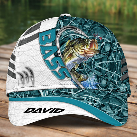 Bass Fishing Lover - Personalized Fishing Classic Cap