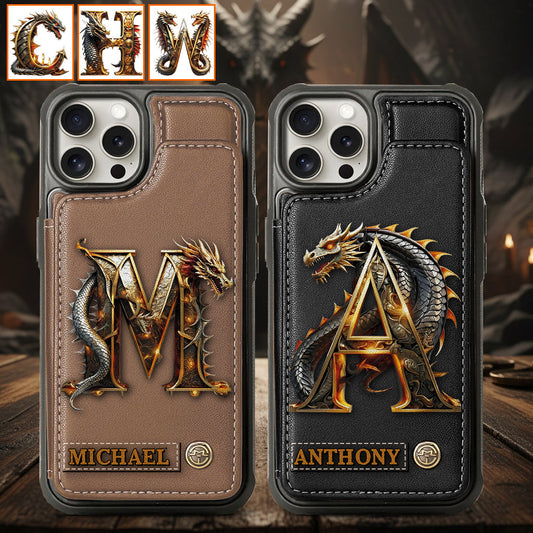Love Dragons - Personalized Dragon Wallet Phone Case