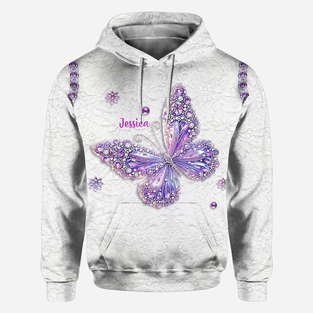 Beautiful Butterfly - Personalized Butterfly All Over Shirt