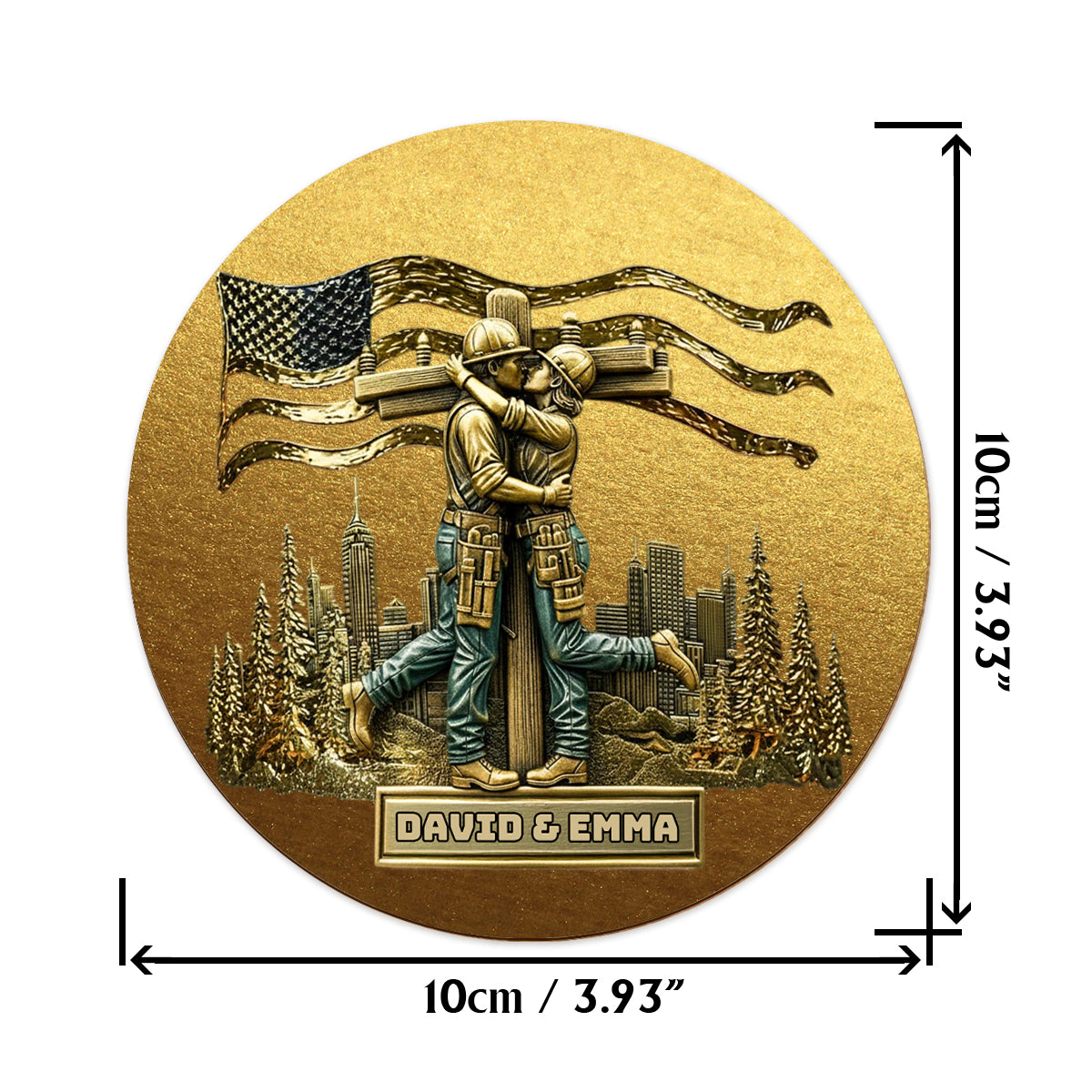 Lineman & Linewoman Legacy Glass - Personalized Lineman Whiskey Glass