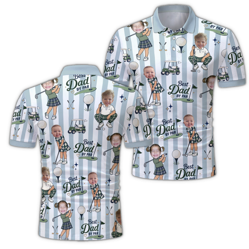 Meilleur Papa Parfait - Polo de Golf Personnalisé