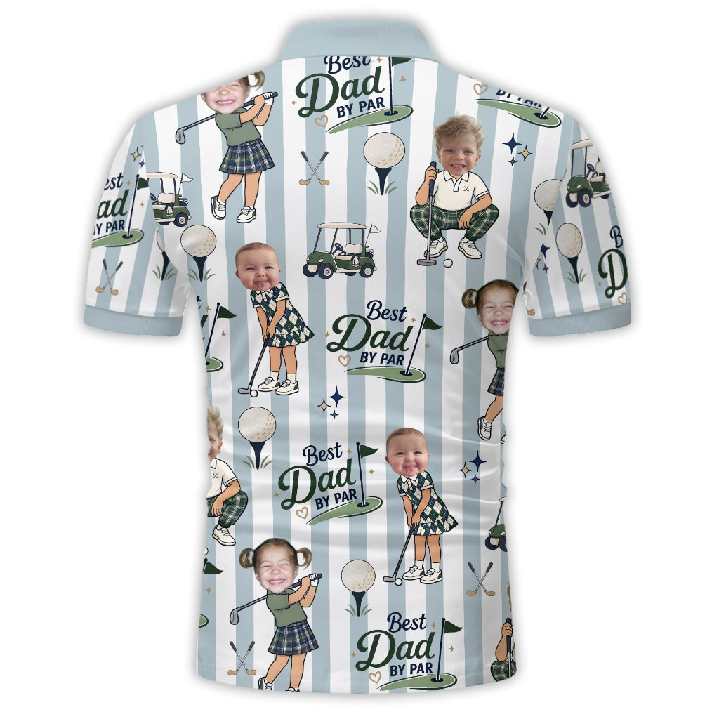 Meilleur Papa Parfait - Polo de Golf Personnalisé