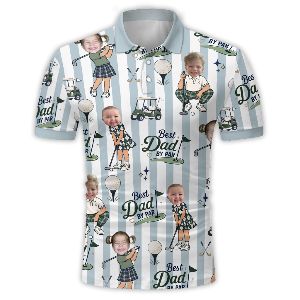 Meilleur Papa Parfait - Polo de Golf Personnalisé