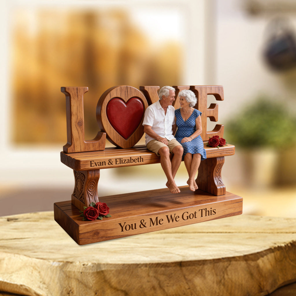 Toi et moi, on gère - Plaque acrylique personnalisée pour couple