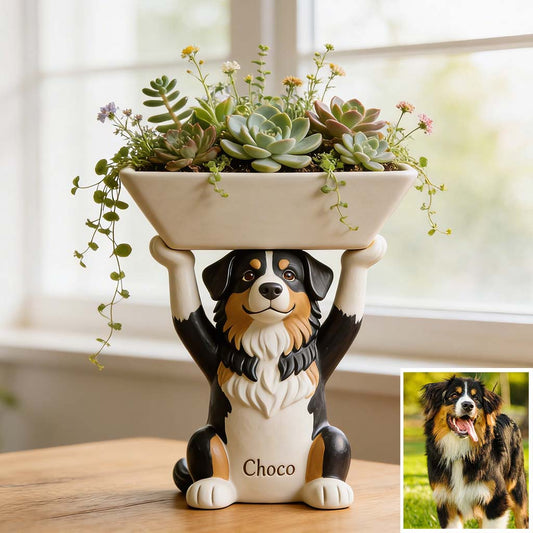 Custom Any Photo - Personalized Dog Acrylic Pot