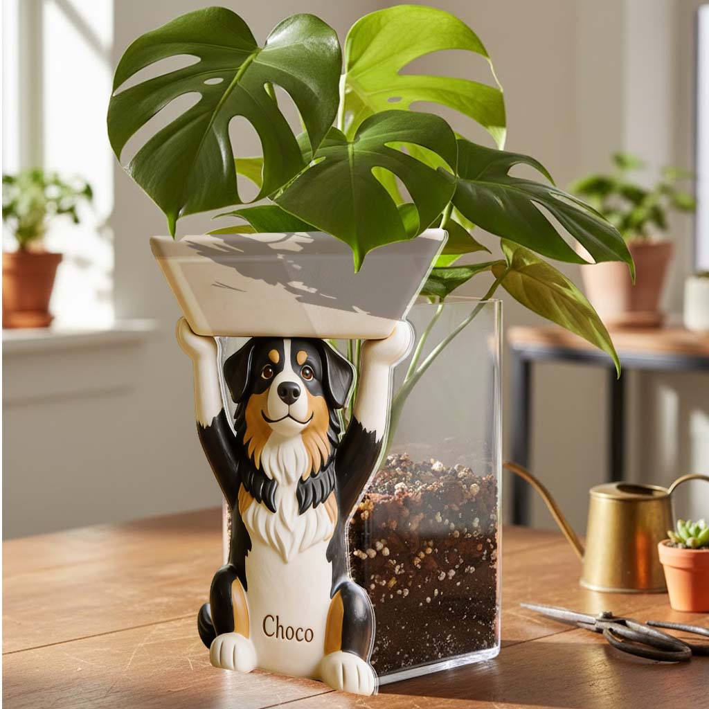 Custom Any Photo - Personalized Dog Acrylic Pot