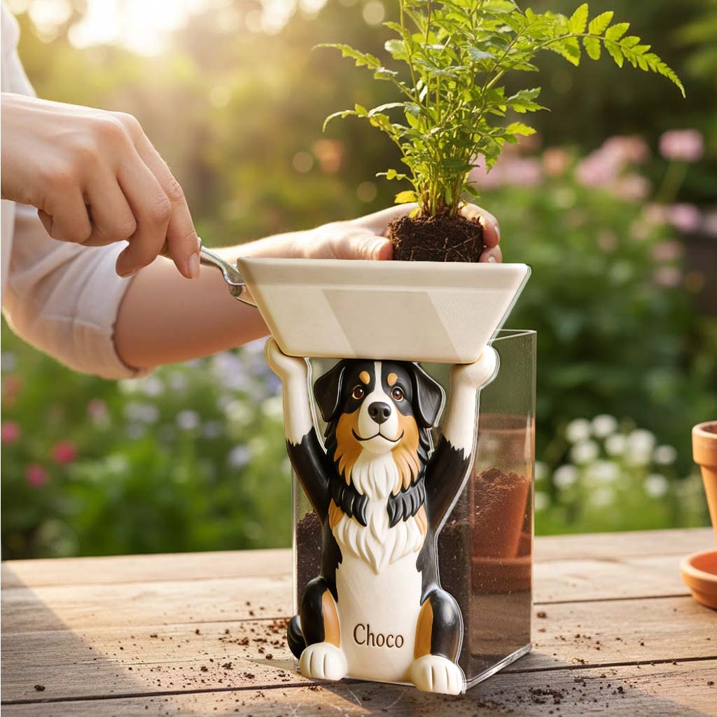 Custom Any Photo - Personalized Dog Acrylic Pot
