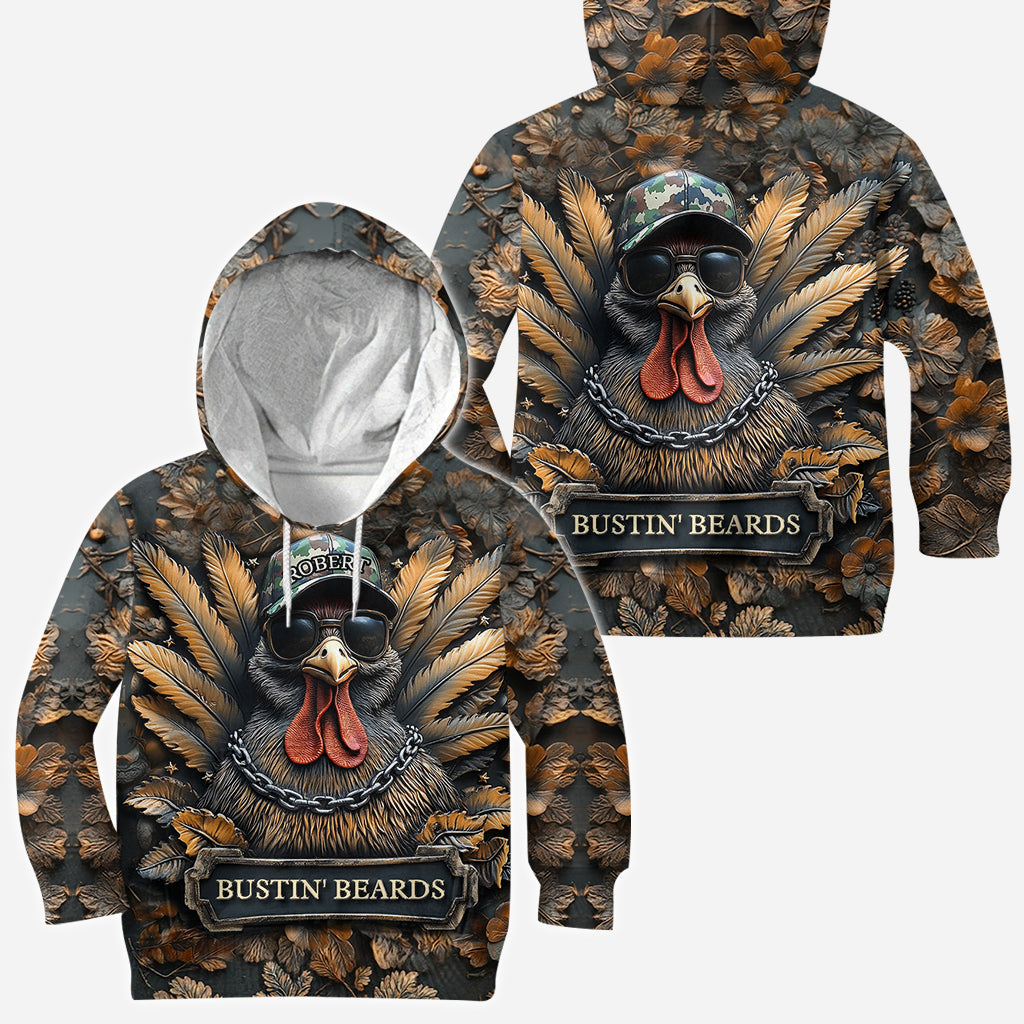 Bustin' Beards - Personalized Hunting All Over Shirt