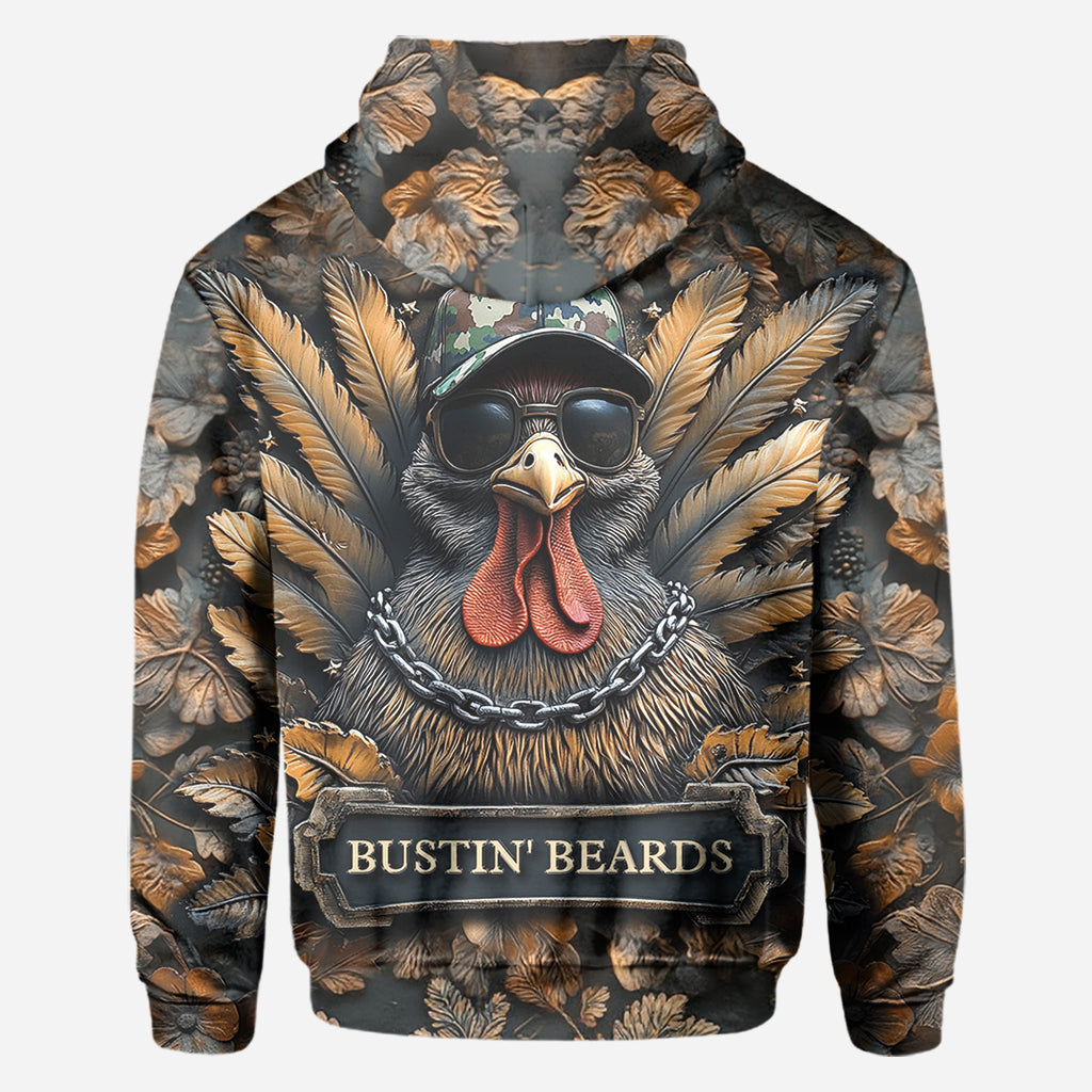 Bustin' Beards - Personalized Hunting All Over Shirt