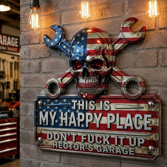 Don't Mess This Up - Personalized Mechanic Cut Metal Sign