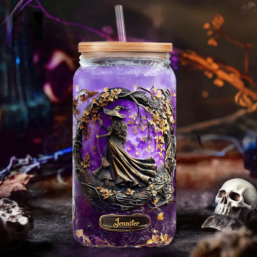 Magic Witch - Personalized Witch Can Glass