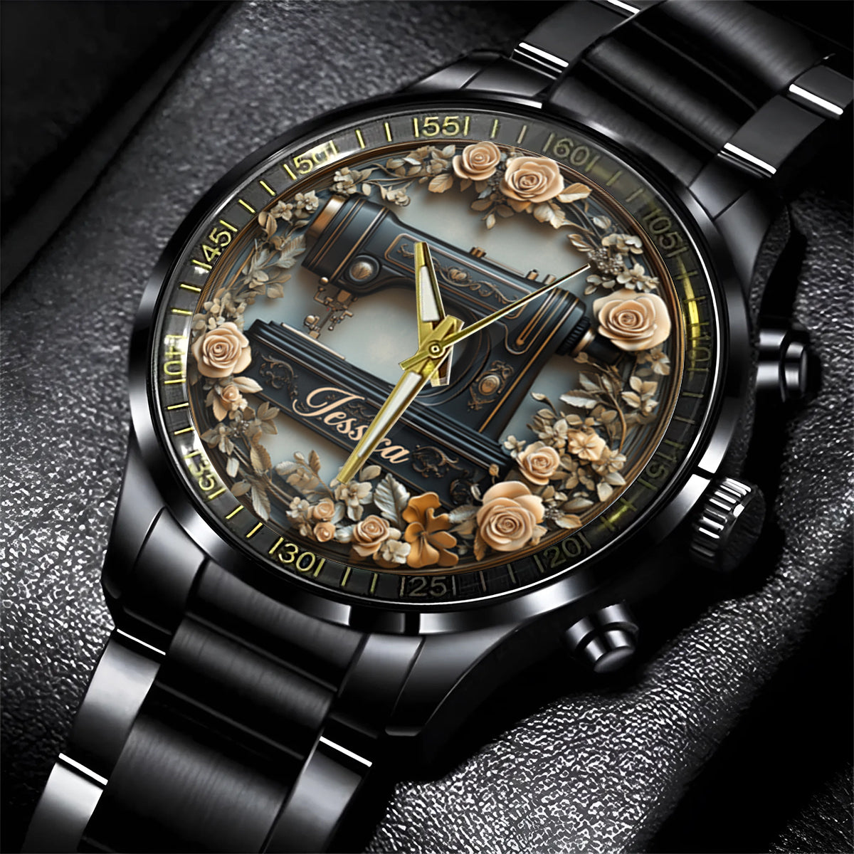 Machine à coudre vintage - Montre à coudre personnalisée