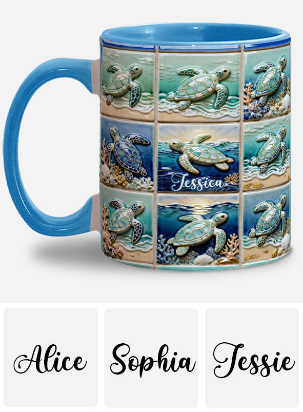 Love Turtle - Personalized Turtle Accent Mug
