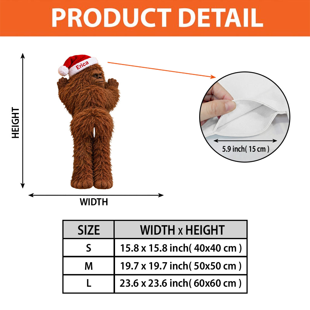 Funny Bigfoot Pull-Out Organizer, Christmas Gift - Personalized Hiking Pull-Out Organizer