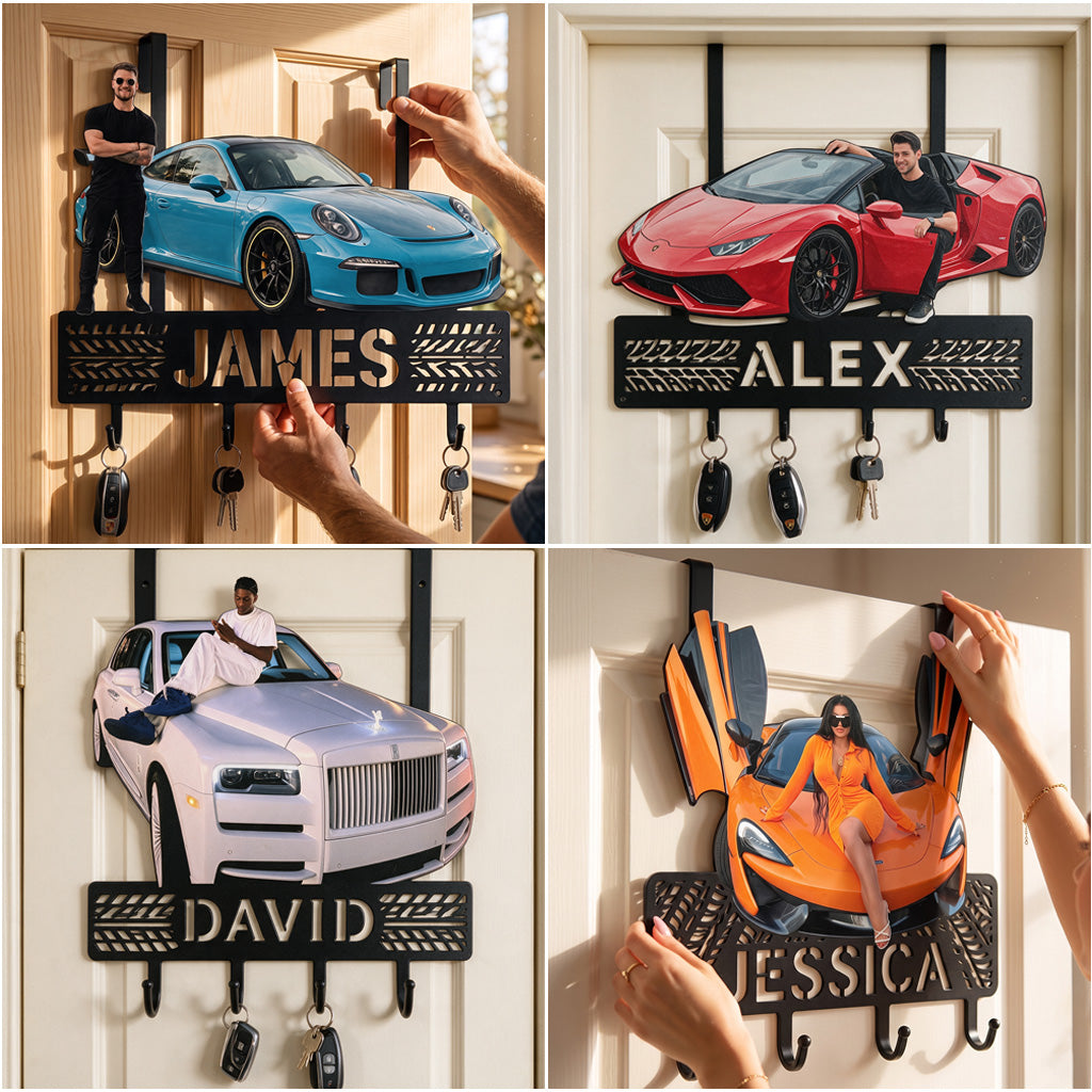 Best Ride - Personalized Car Lover Metal Door Hooks