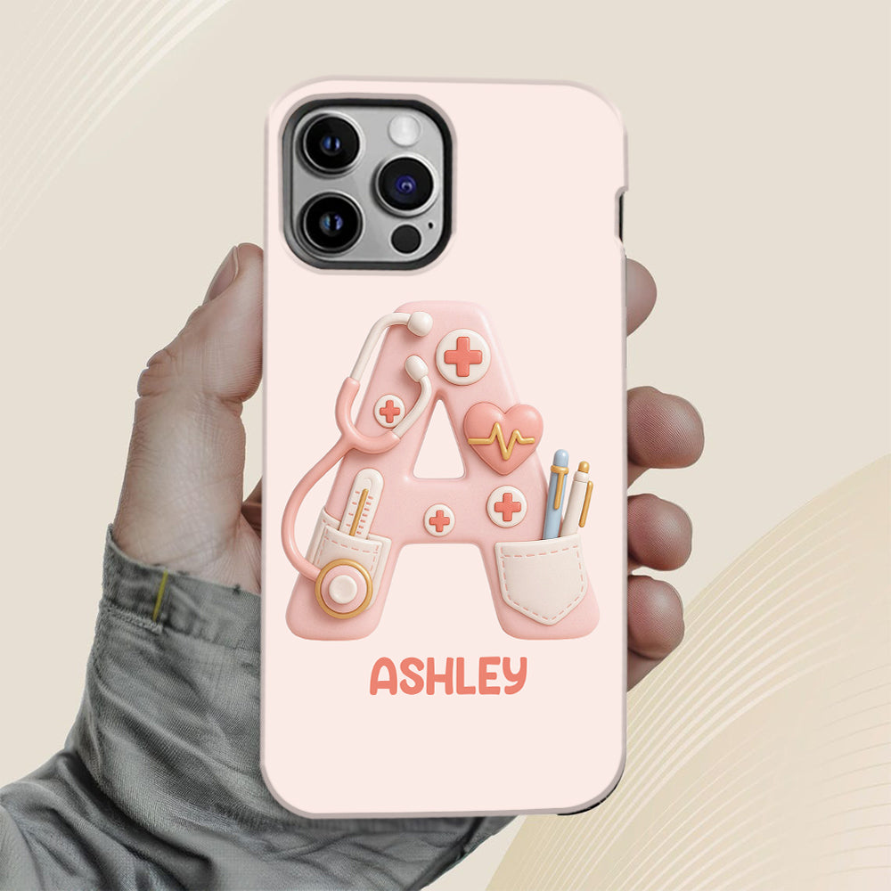 Nurse Alphabet Custom - Personalized Nurse Full Print Phone Case