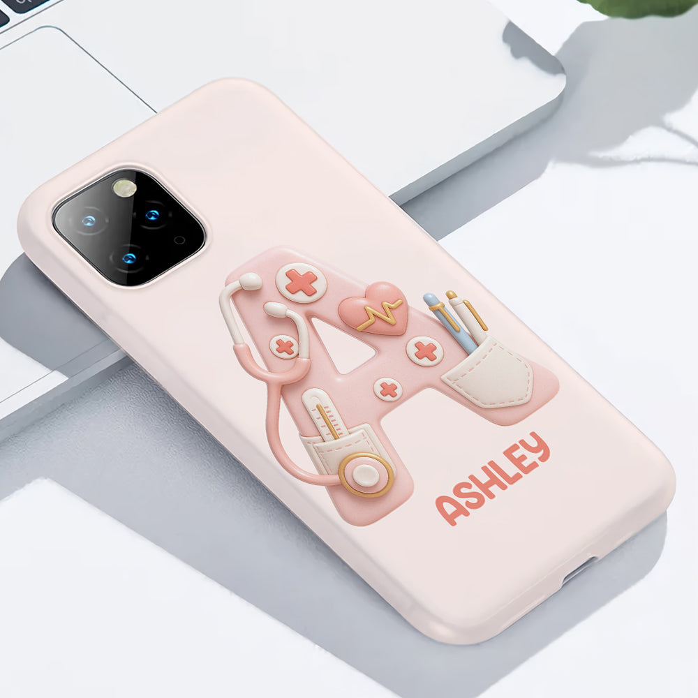 Nurse Alphabet Custom - Personalized Nurse Full Print Phone Case