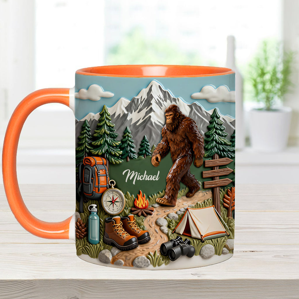 L'aventure vous attend - Mug et sous-verre personnalisés pour la randonnée