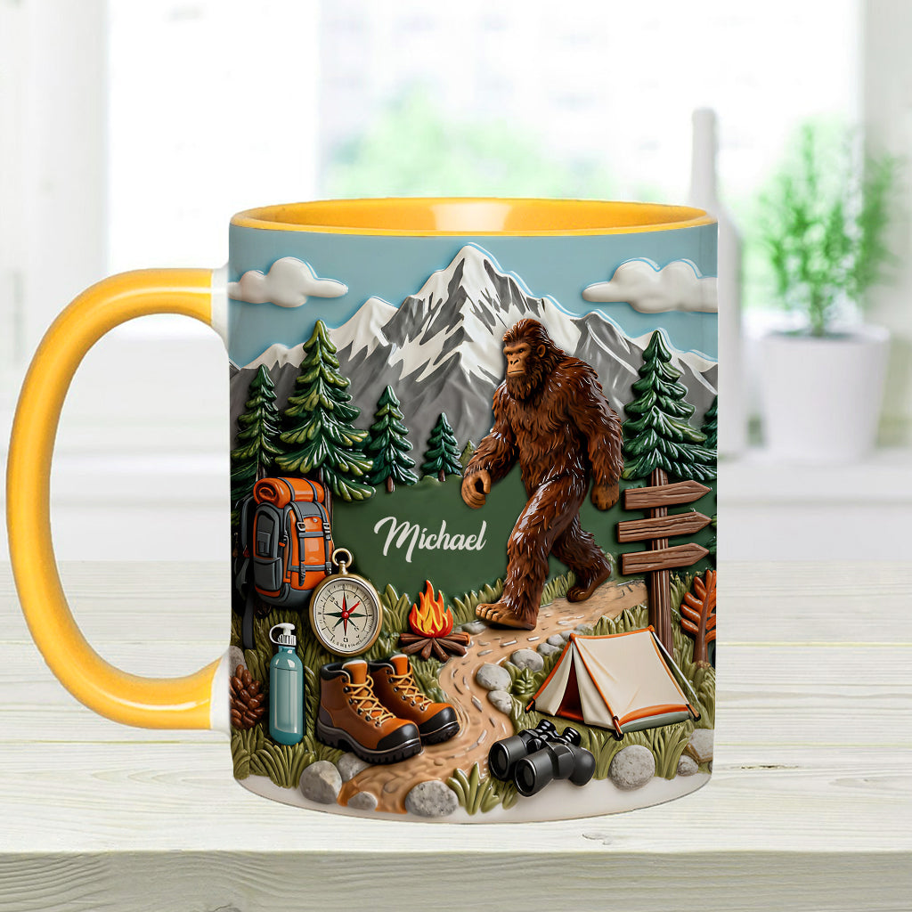 L'aventure vous attend - Mug et sous-verre personnalisés pour la randonnée