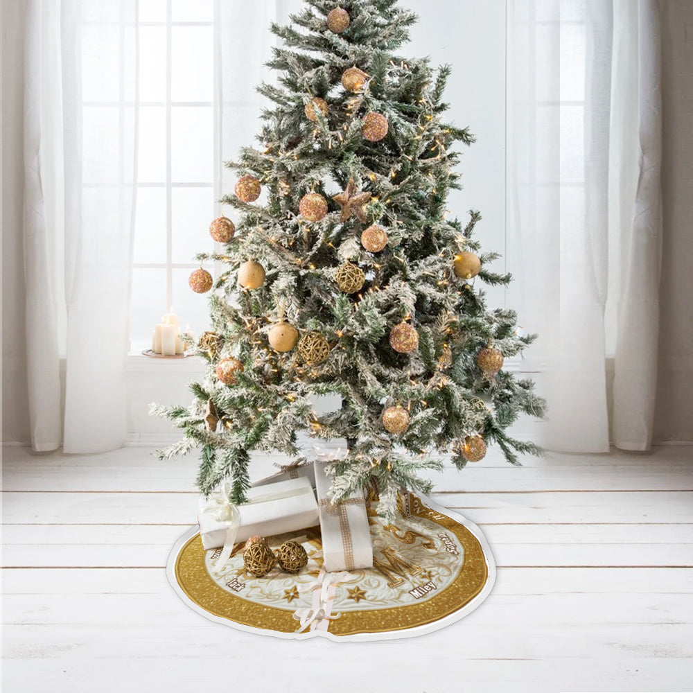 Ce n'est pas ce qu'il y a sous le sapin qui compte - Jupe de sapin personnalisée